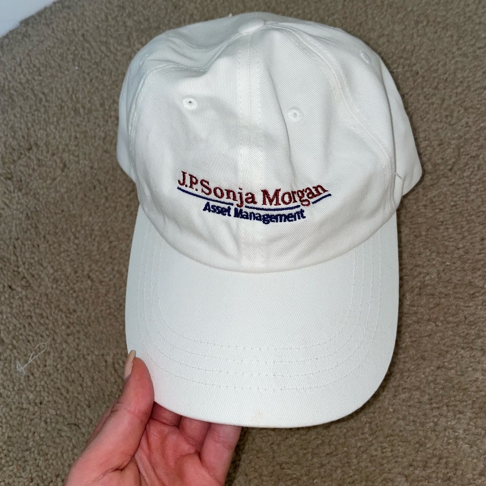Jp sonja Morgan white baseball hat